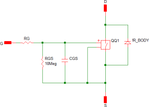 Level 0 SIMPLIS MOSFET
