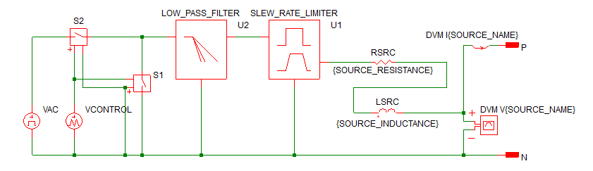 DVM AC Line Dropout Source